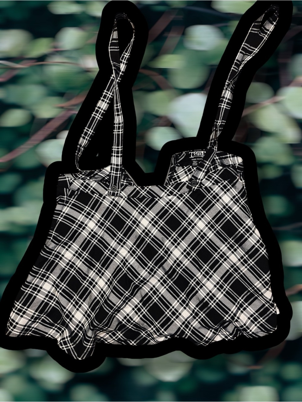 tripp nyc suspender skirt size M
